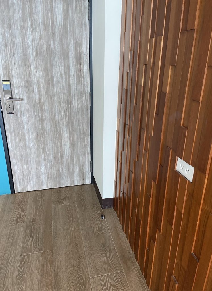 power plug on the wall in nanwan hotel