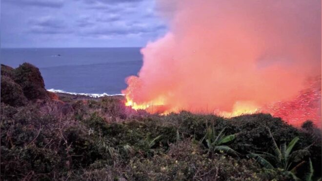 Fire in Grassland Near Longpan Park in March