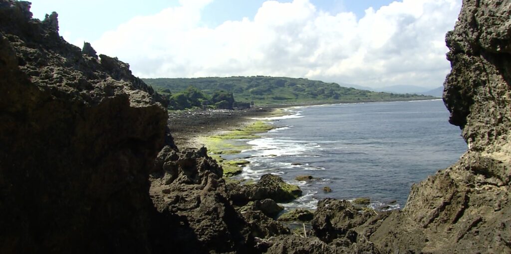slumped cliff in longkeng