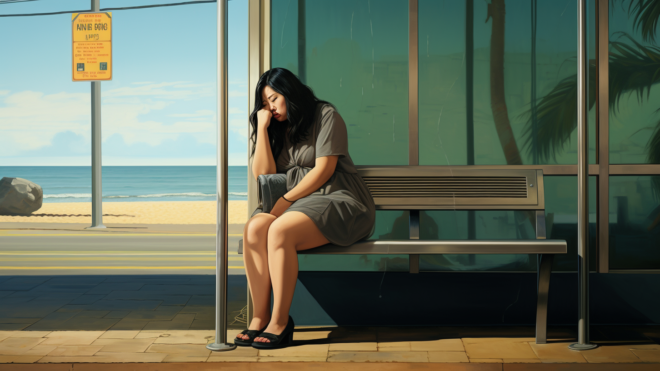 Women abandoned by an online friend on the way to Kenting
