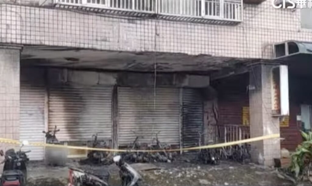 afrermath of fire in hengchun