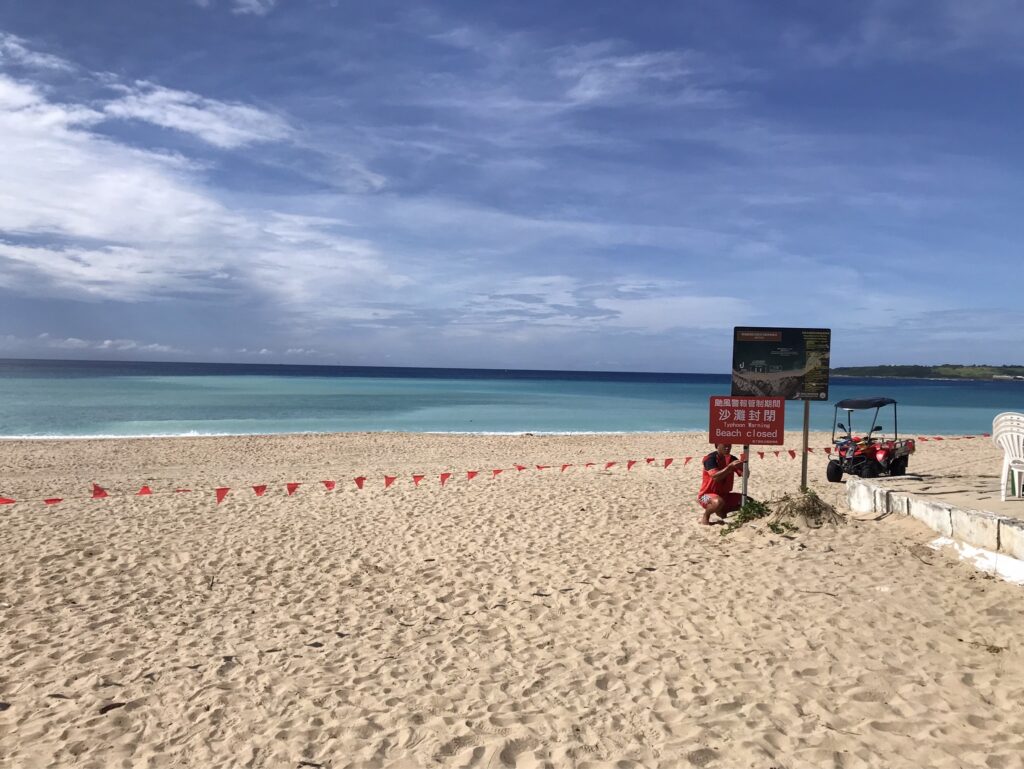 baishawan beach closed 1