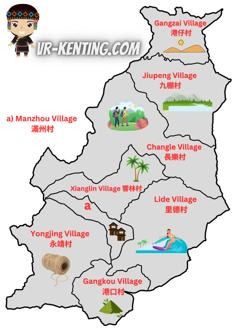 Manzhou Township Villages