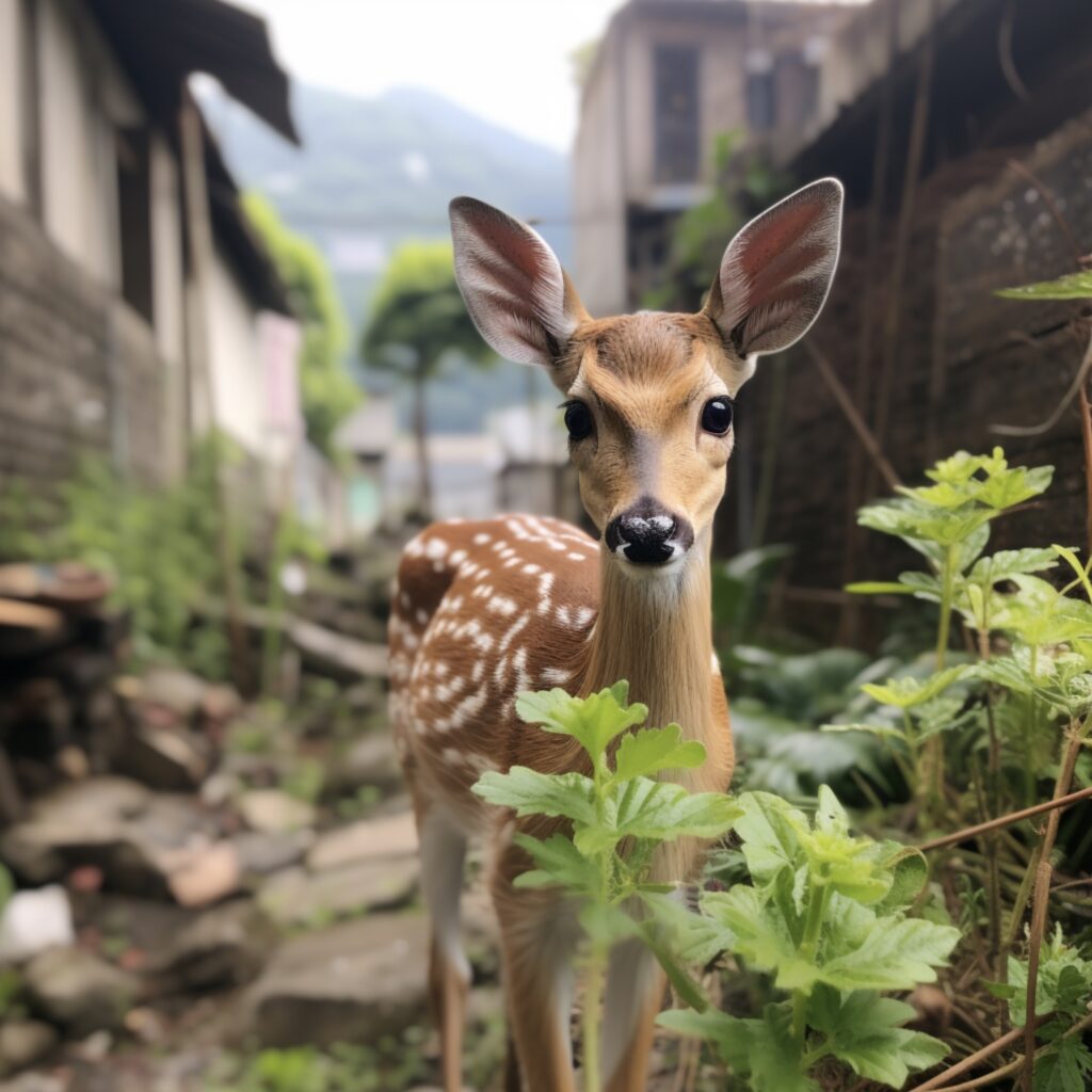 stray fawn found in kenting