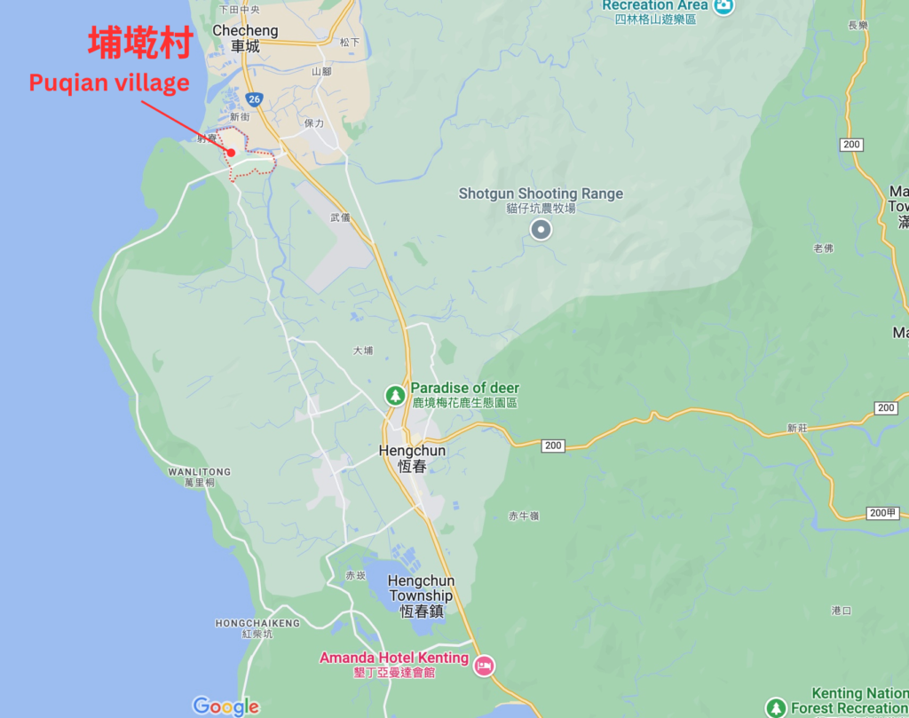 埔墘村 puqian village