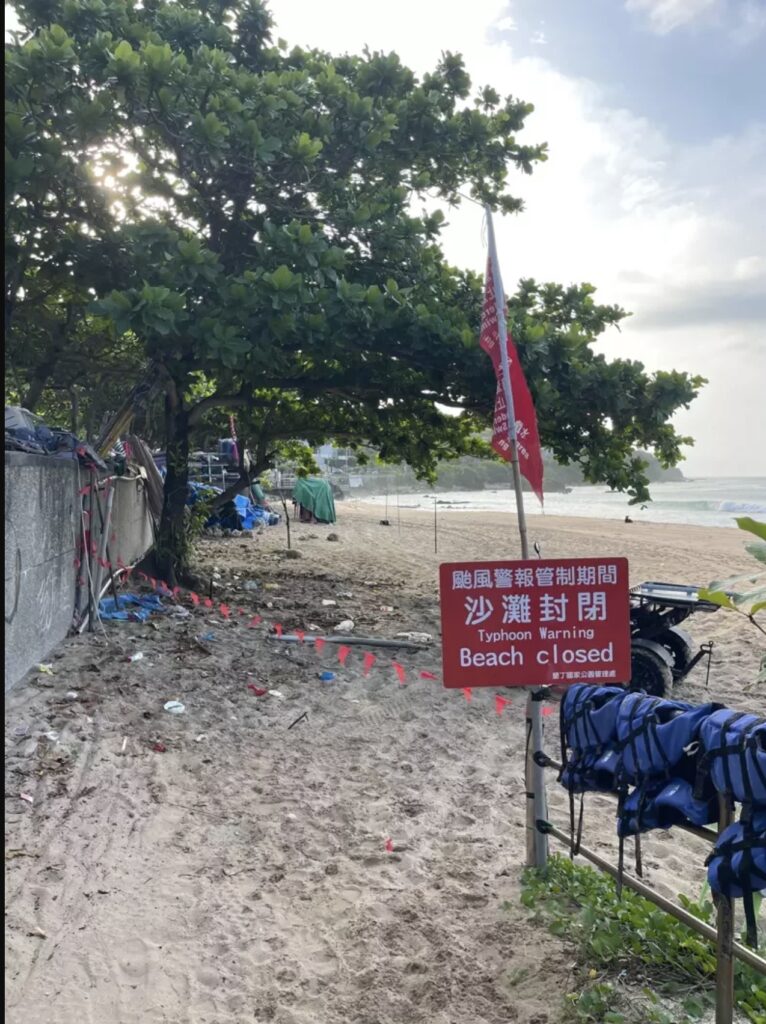 nanwan beach closed