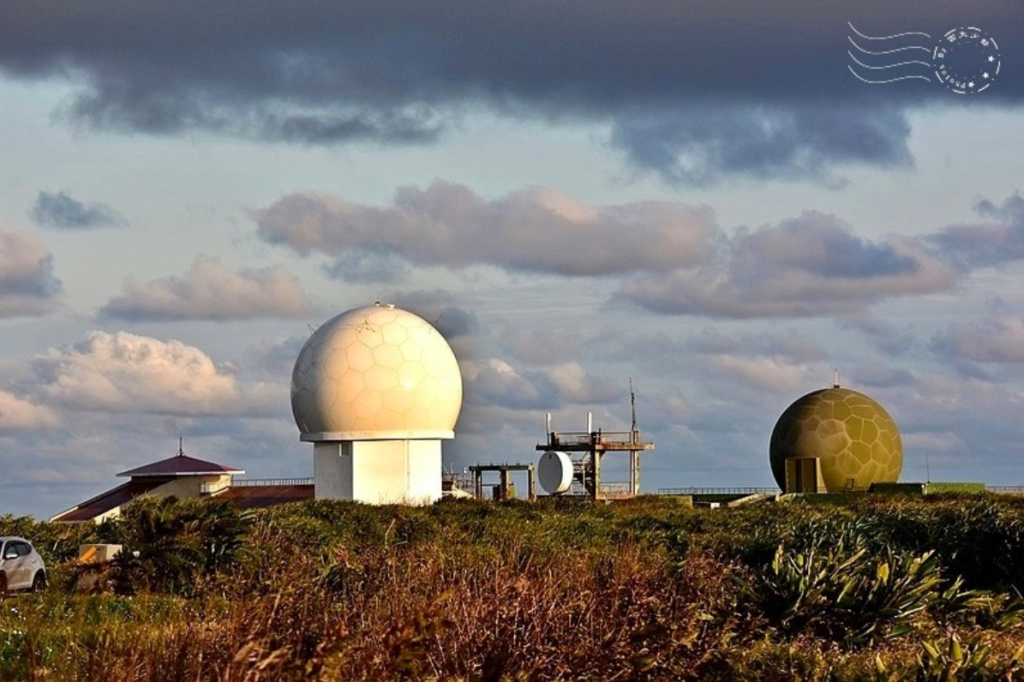 both domes before typhoon
