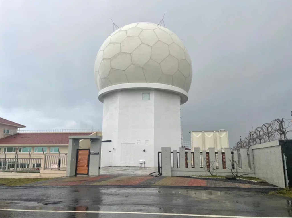 civil aviation radar dome in kenting