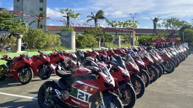 The Most Expensive Parking Lot in Kenting: DUCATI's Million-Dollar Bikes Hit Kenting