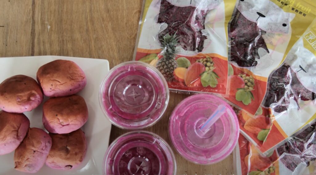 dragonfruit drink in southern taiwan