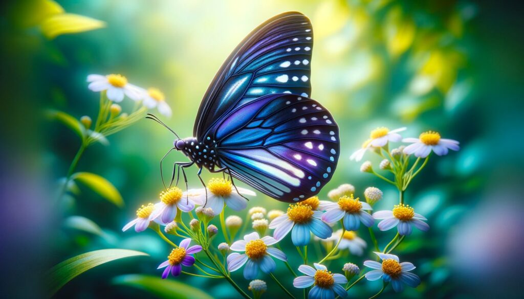 purple crow butterfly taiwan kenting