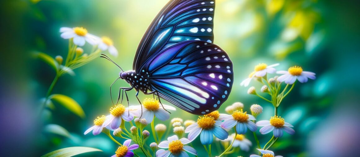 Kenting Becomes a New Paradise for the Breeding of Purple Crow Butterflies