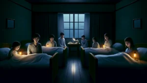 kenting ghost room with students